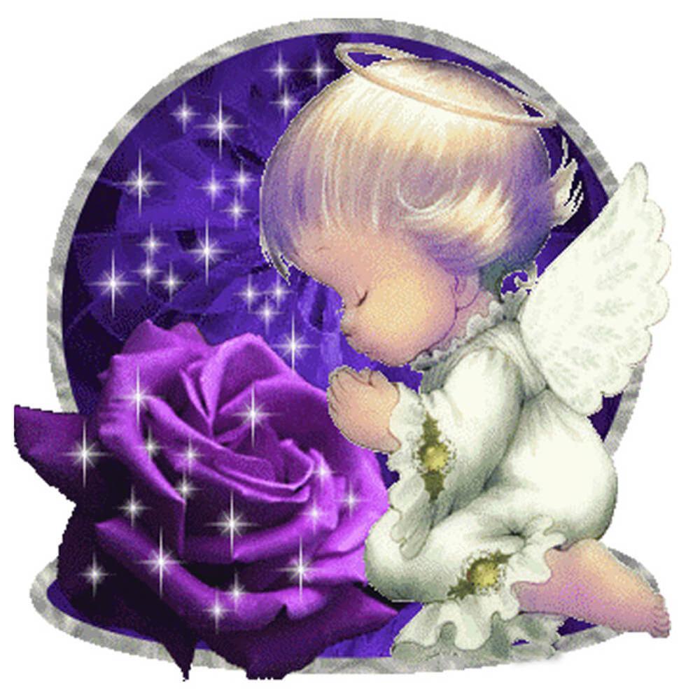 Free Rose Angel - MyCraftsGfit - Free 5D Diamond Painting