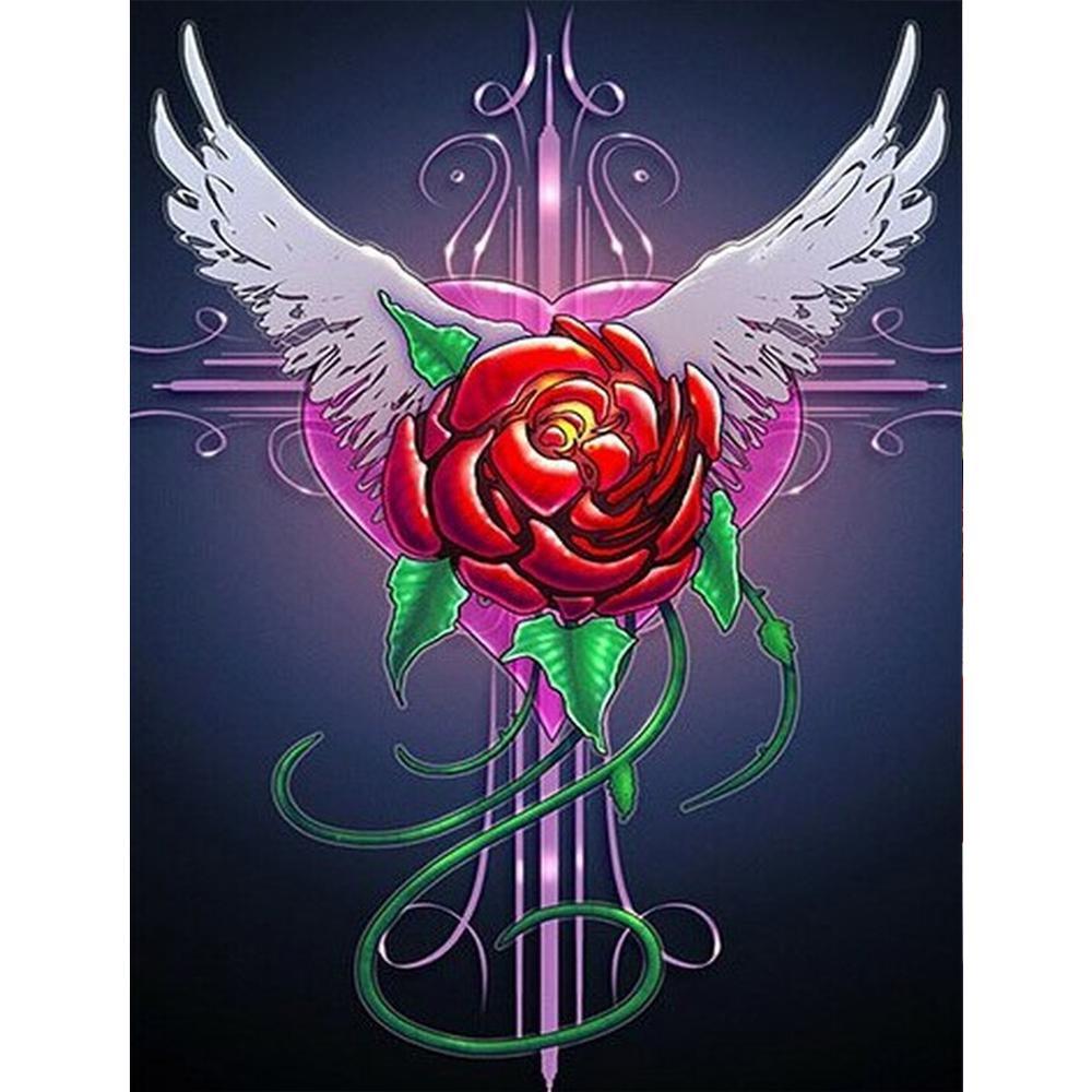 Free Rose Wing - MyCraftsGfit - Free 5D Diamond Painting