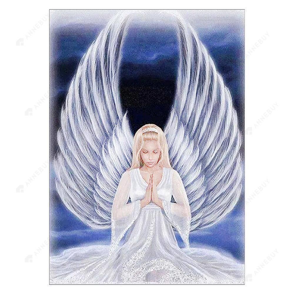 Free Round Beads Angel Wings - MyCraftsGfit - Free 5D Diamond Painting