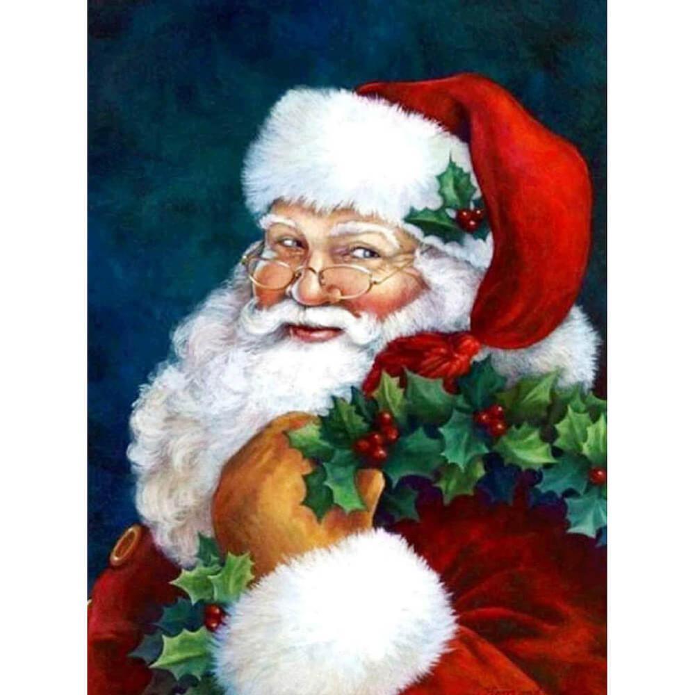 Free Santa Christmas - MyCraftsGfit - Free 5D Diamond Painting