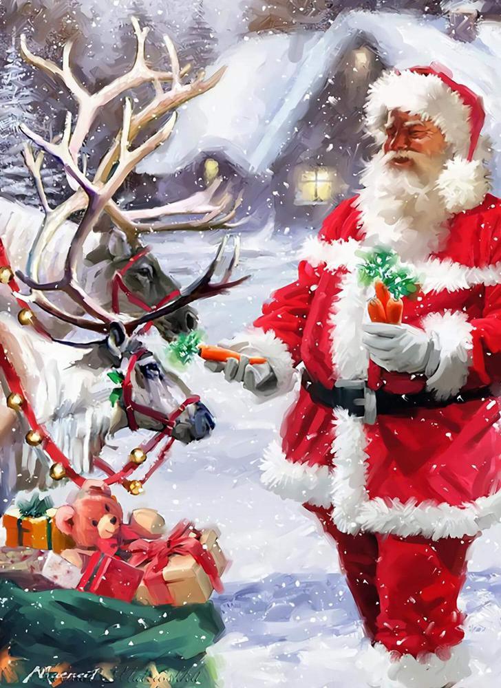 Free Santa Claus - MyCraftsGfit - Free 5D Diamond Painting