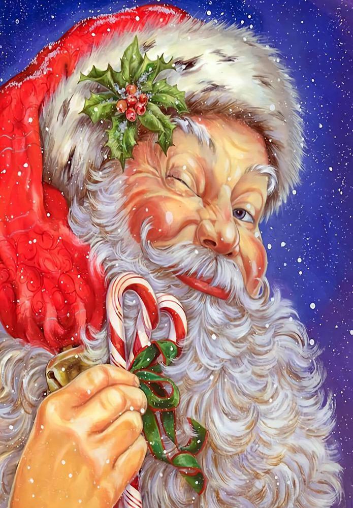 Santa Claus Free 5D Diamond Painting Kits MyCraftsGfit - Free 5D Diamond Painting mycraftsgift.com