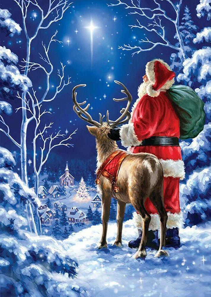 Santa Claus Free 5D Diamond Painting Kits MyCraftsGfit - Free 5D Diamond Painting mycraftsgift.com