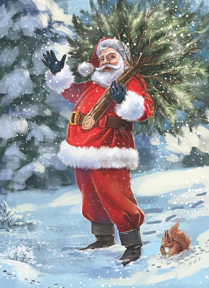 Free Santa Claus - MyCraftsGfit - Free 5D Diamond Painting