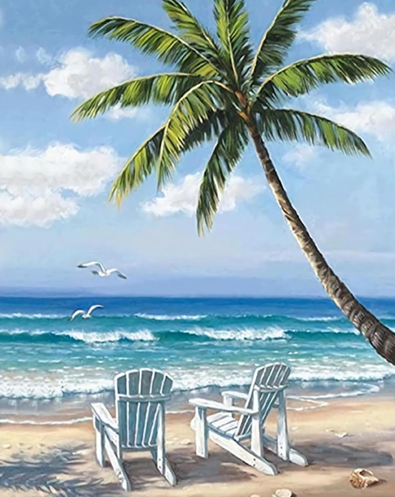 Free Seaside Scenery - MyCraftsGfit - Free 5D Diamond Painting