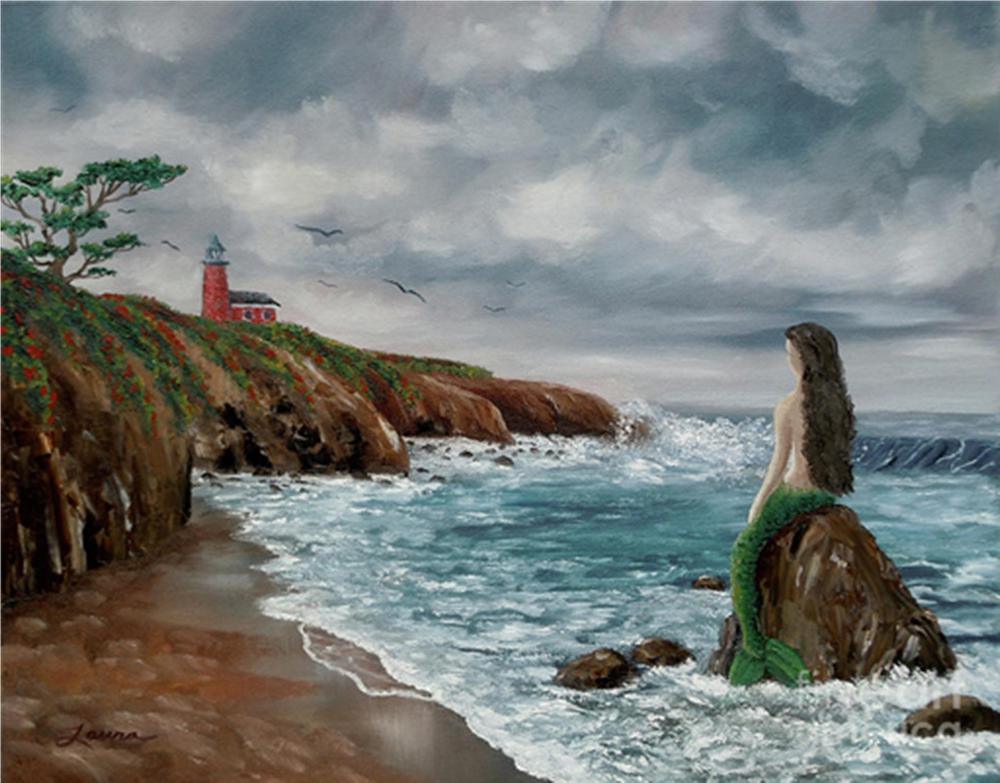 Free Seaside Scenery - MyCraftsGfit - Free 5D Diamond Painting