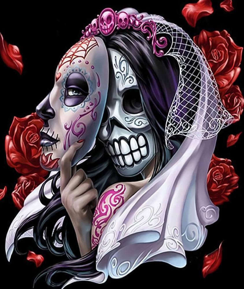 Free Skull - MyCraftsGfit - Free 5D Diamond Painting