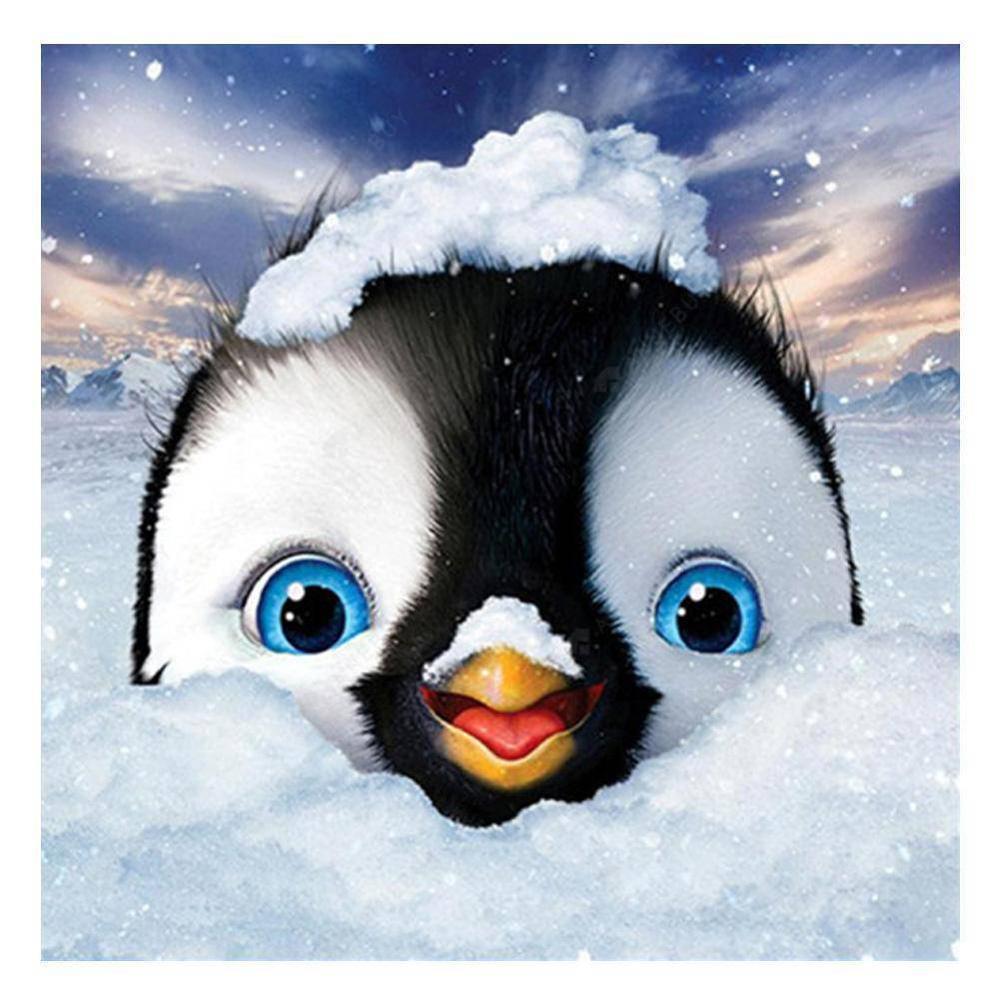 Free Snow Penguin - MyCraftsGfit - Free 5D Diamond Painting