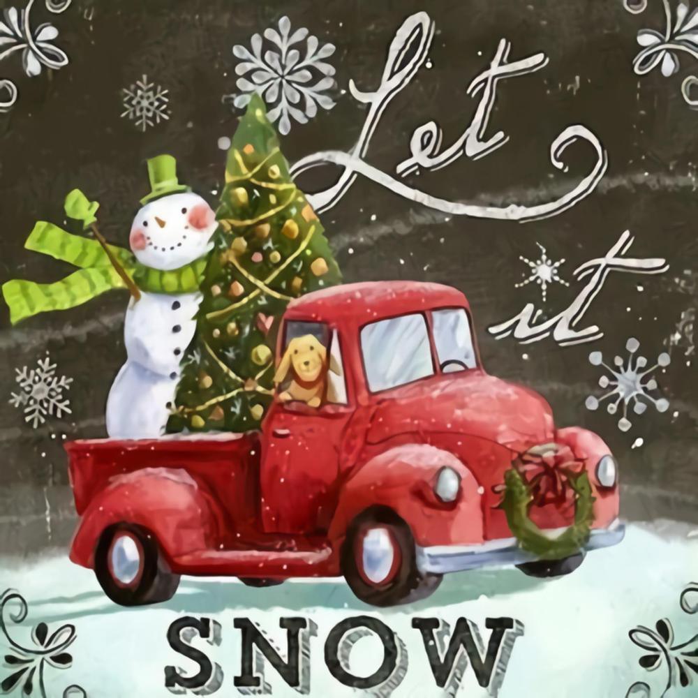 Free Snowman - MyCraftsGfit - Free 5D Diamond Painting