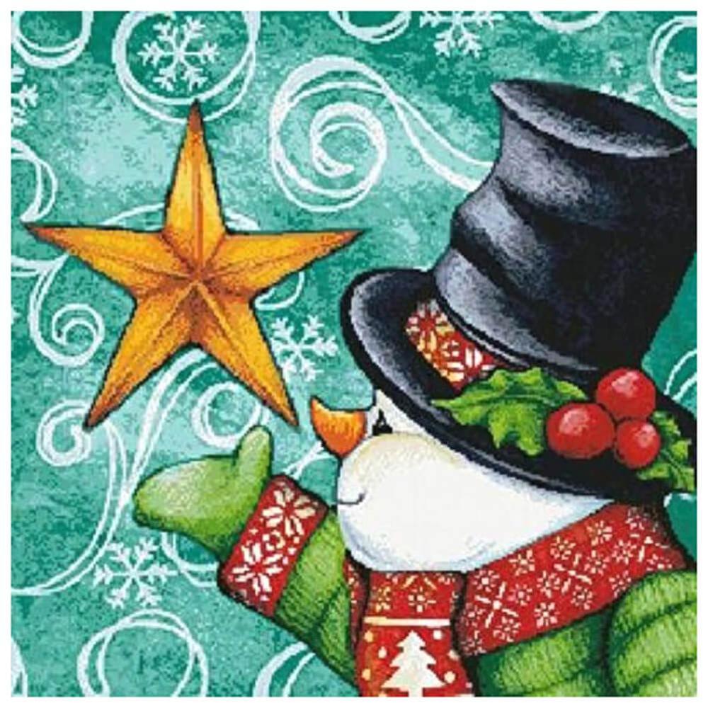 Free Snowman - MyCraftsGfit - Free 5D Diamond Painting