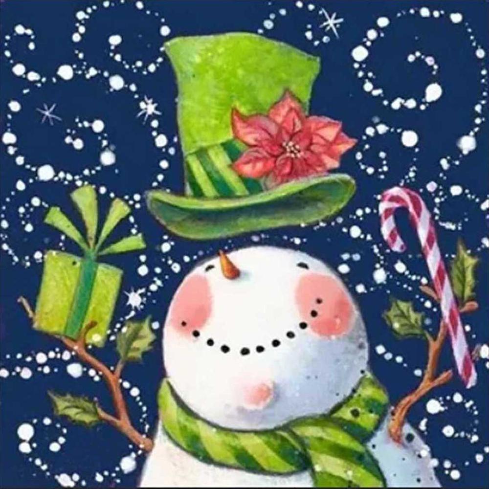 Free Snowman - MyCraftsGfit - Free 5D Diamond Painting