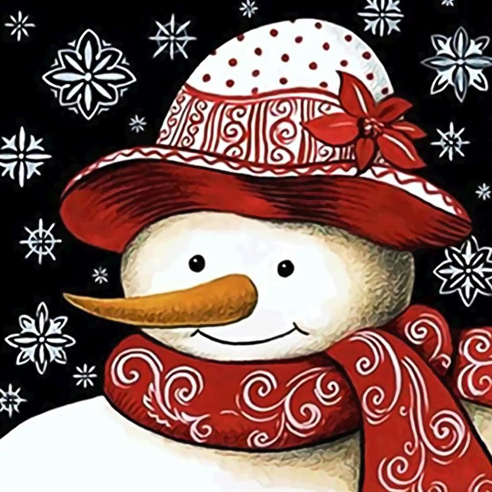 Free Snowman - MyCraftsGfit - Free 5D Diamond Painting