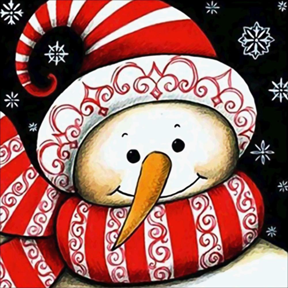 Free Snowman - MyCraftsGfit - Free 5D Diamond Painting