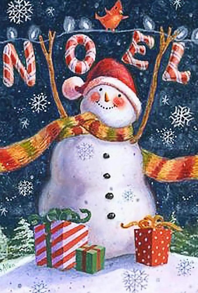 Free Snowman - MyCraftsGfit - Free 5D Diamond Painting