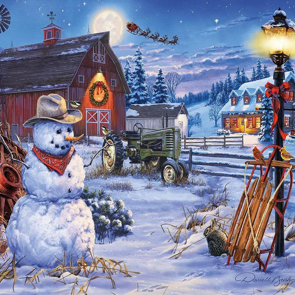 Free Snowman - MyCraftsGfit - Free 5D Diamond Painting