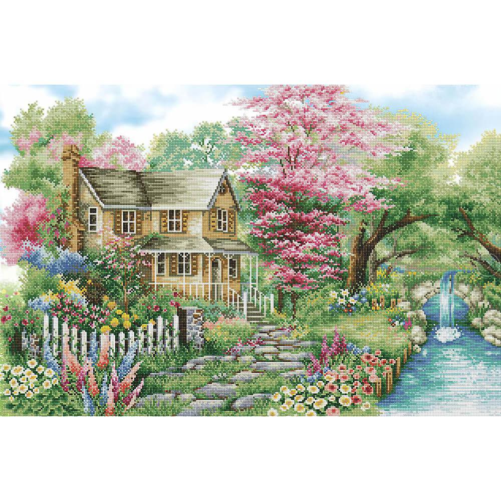 Free Spring Scenery - MyCraftsGfit - Free 5D Diamond Painting