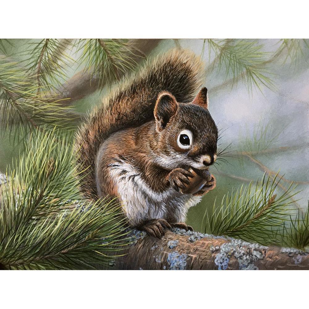 Free Squirrel - MyCraftsGfit - Free 5D Diamond Painting