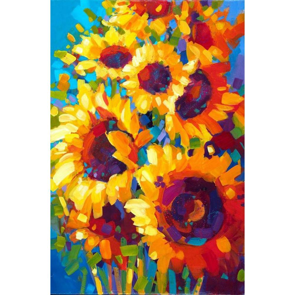 Free Sunflower - MyCraftsGfit - Free 5D Diamond Painting