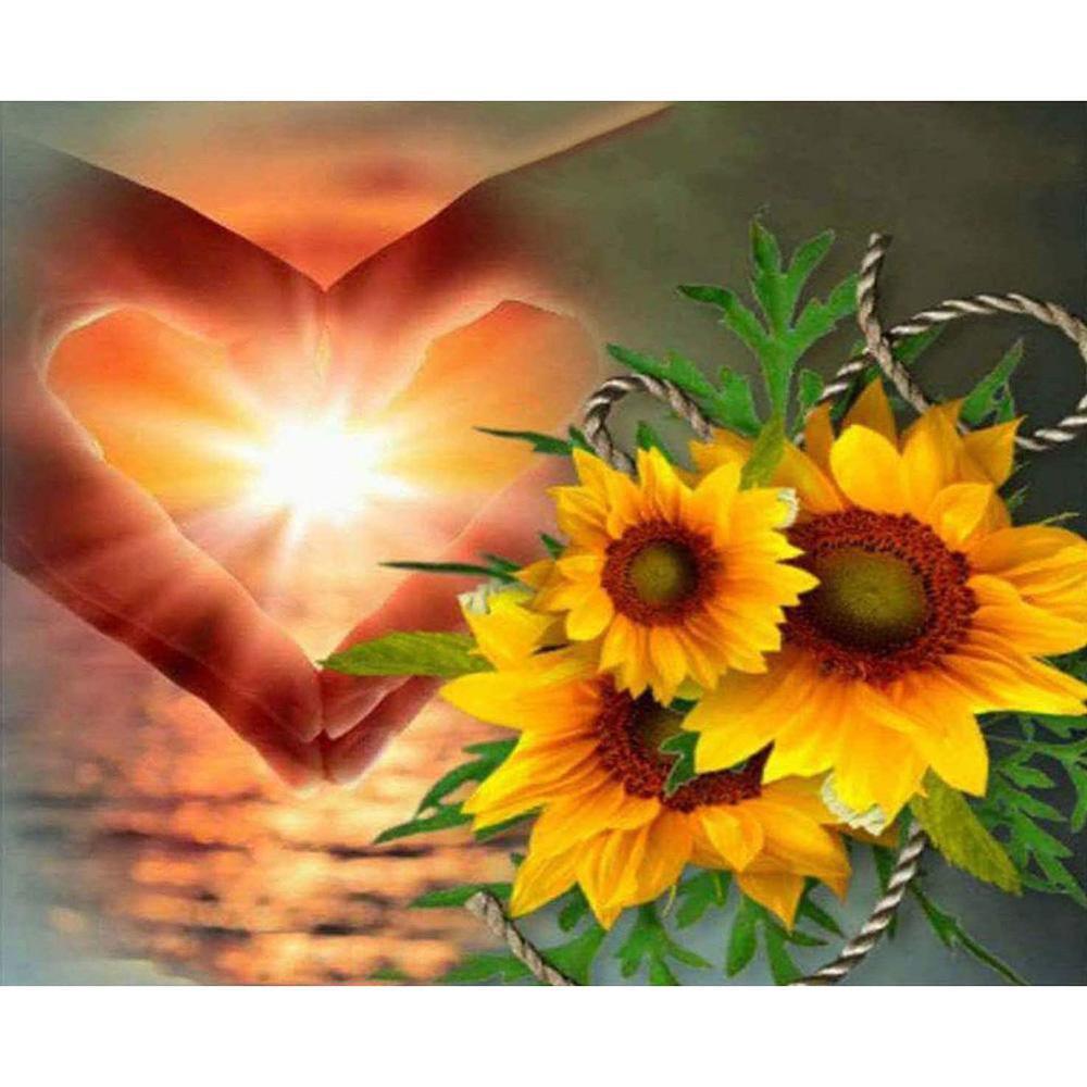 Free Sunflower - MyCraftsGfit - Free 5D Diamond Painting