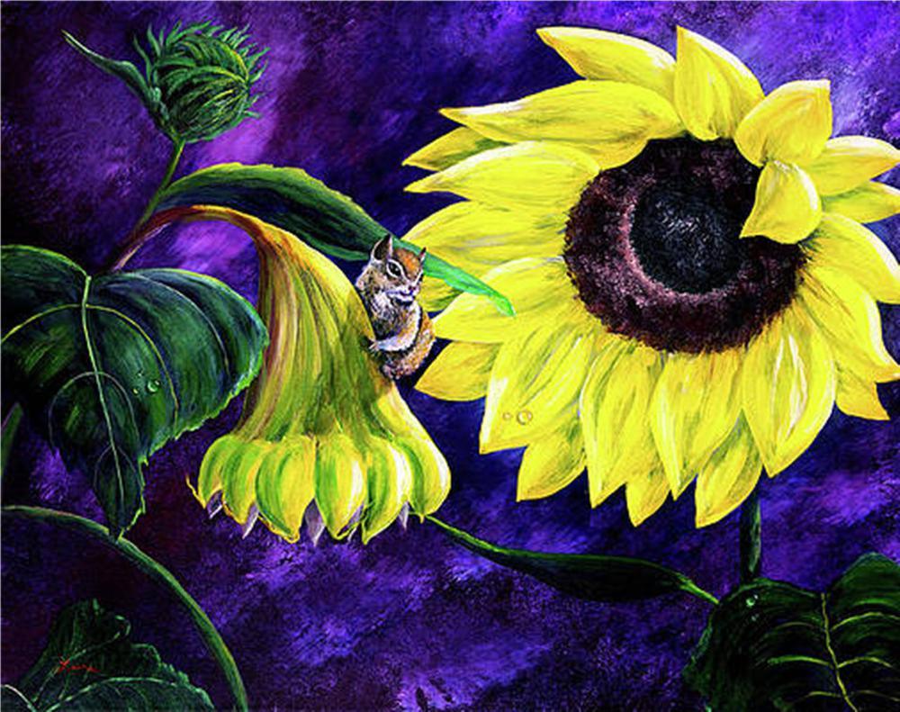 Free Sunflowers - MyCraftsGfit - Free 5D Diamond Painting