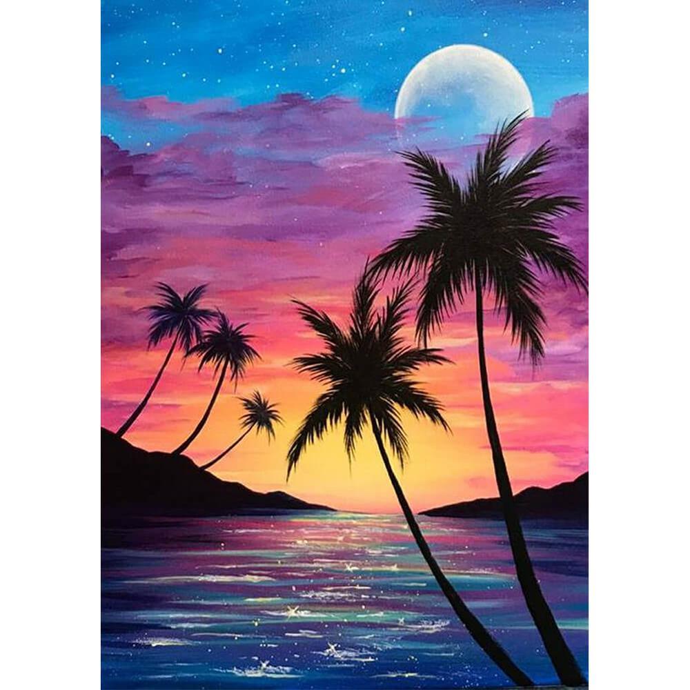 Free Sunset - MyCraftsGfit - Free 5D Diamond Painting