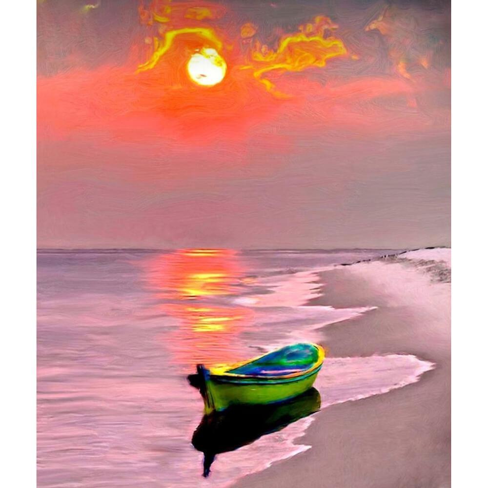 Free Sunset - MyCraftsGfit - Free 5D Diamond Painting