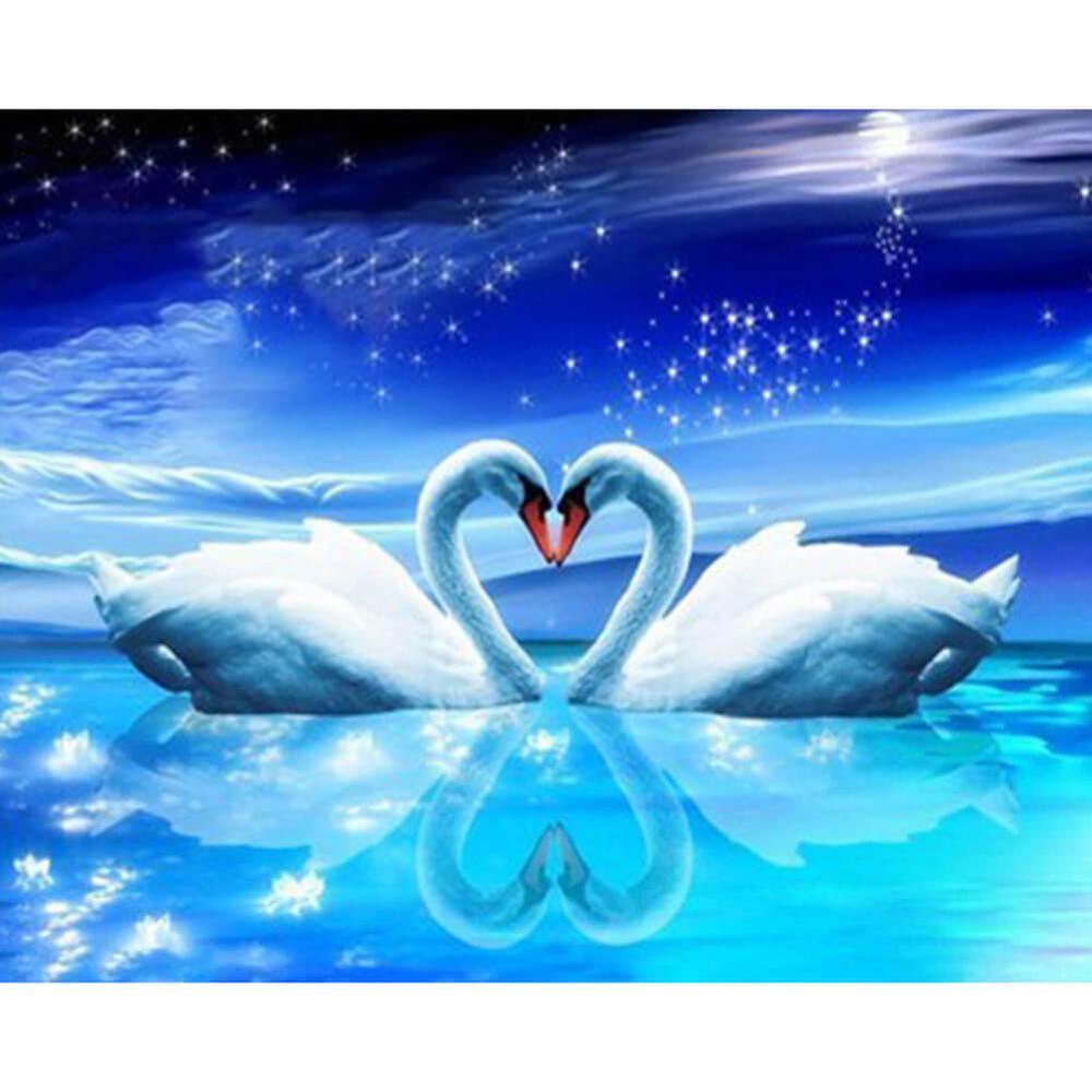 Free Swan - MyCraftsGfit - Free 5D Diamond Painting