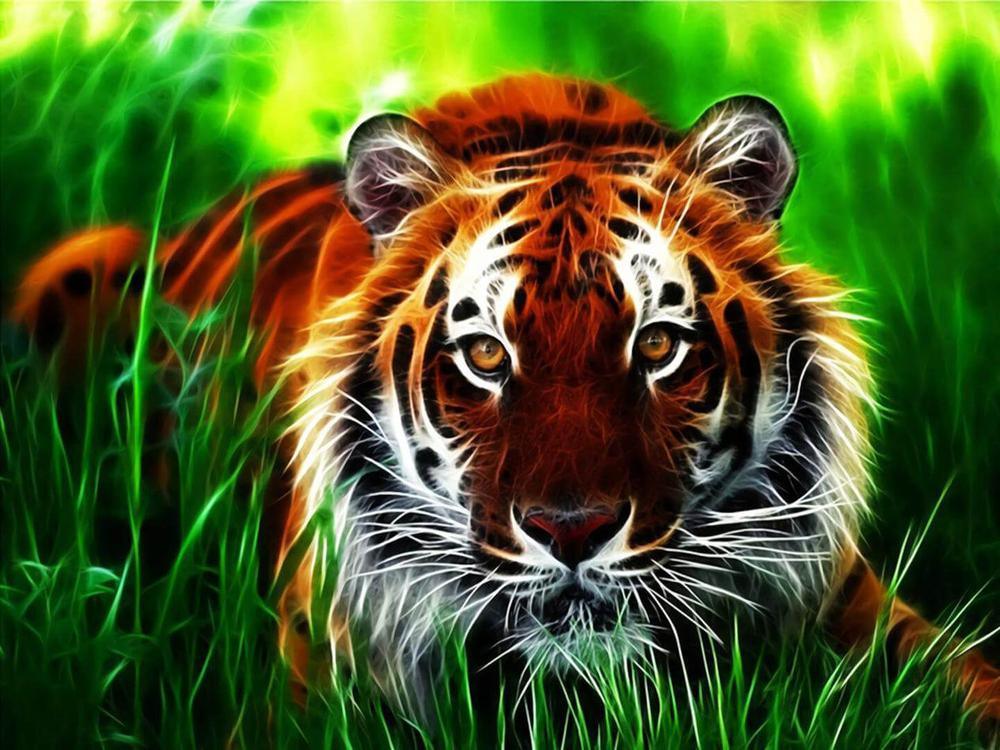 Free Tiger - MyCraftsGfit - Free 5D Diamond Painting