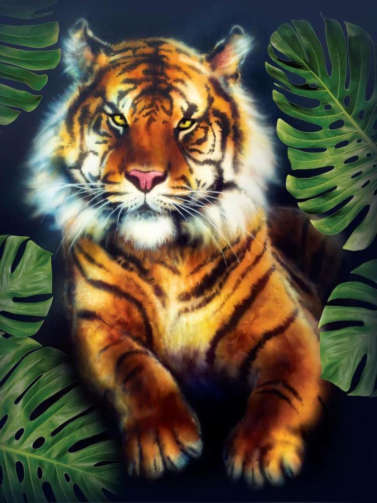 Free Tiger - MyCraftsGfit - Free 5D Diamond Painting