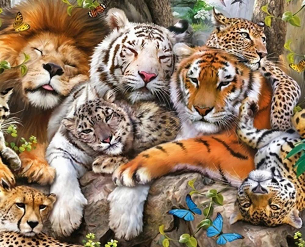 Free Tiger - MyCraftsGfit - Free 5D Diamond Painting