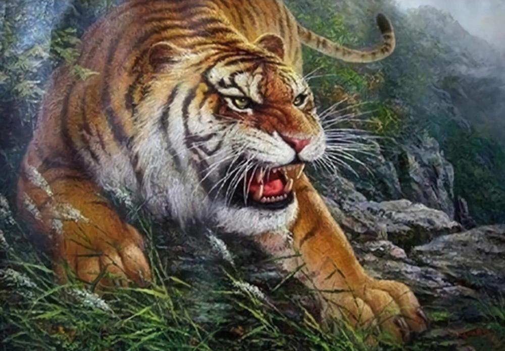 Free Tiger - MyCraftsGfit - Free 5D Diamond Painting