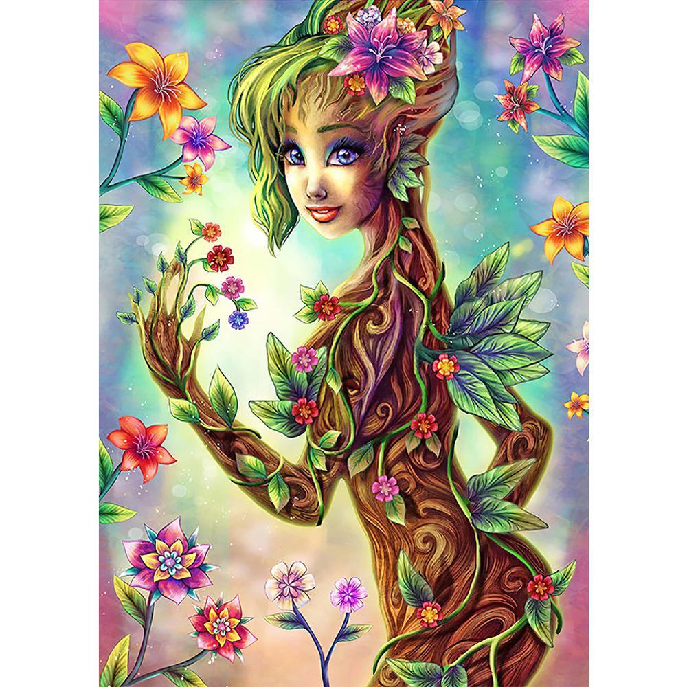 Free Tree Fairy - MyCraftsGfit - Free 5D Diamond Painting