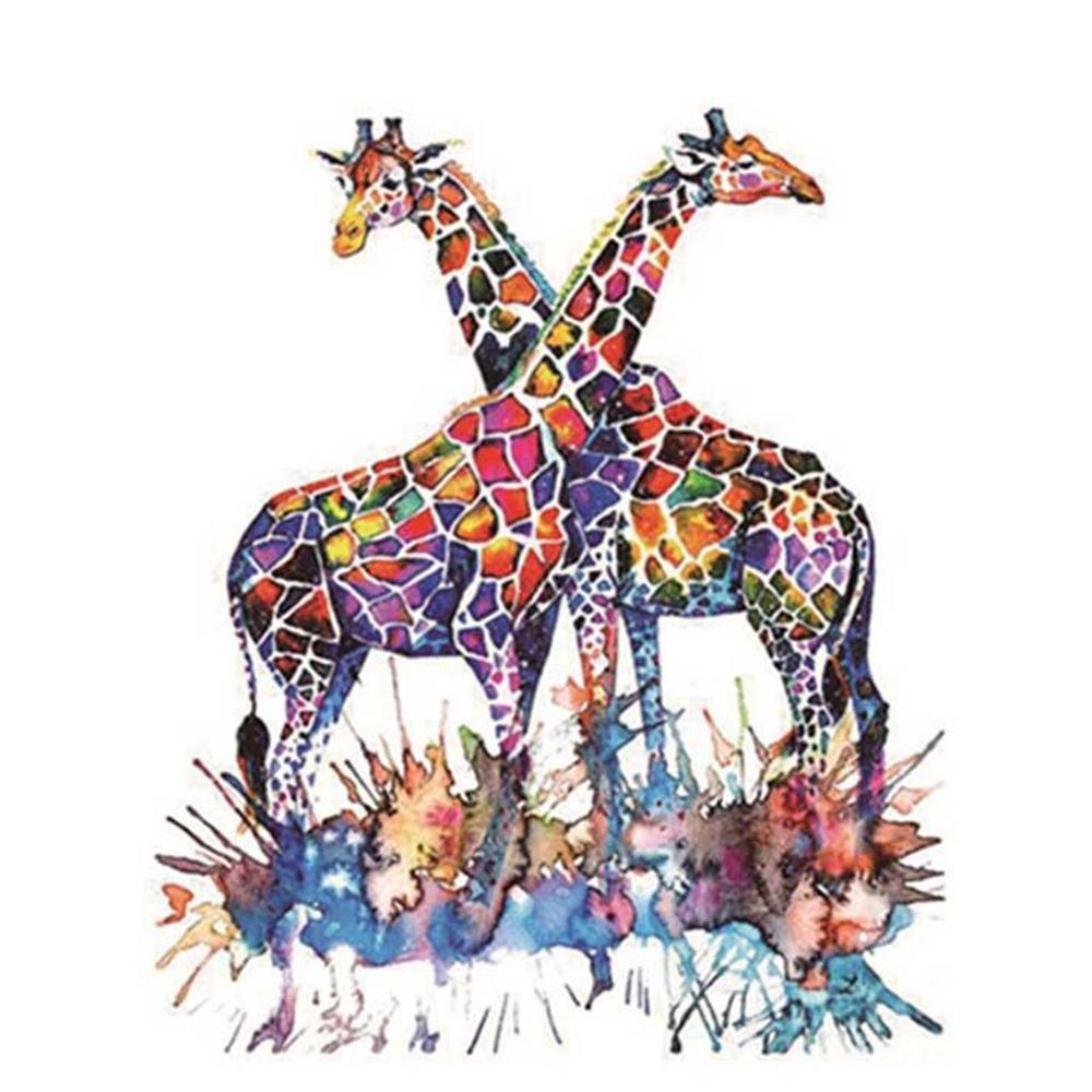 Free Two Giraffes - MyCraftsGfit - Free 5D Diamond Painting