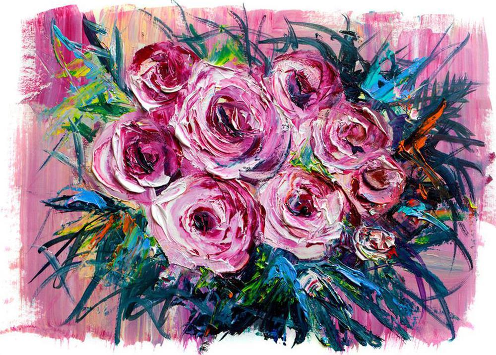 Free Watercolor Flowers - MyCraftsGfit - Free 5D Diamond Painting