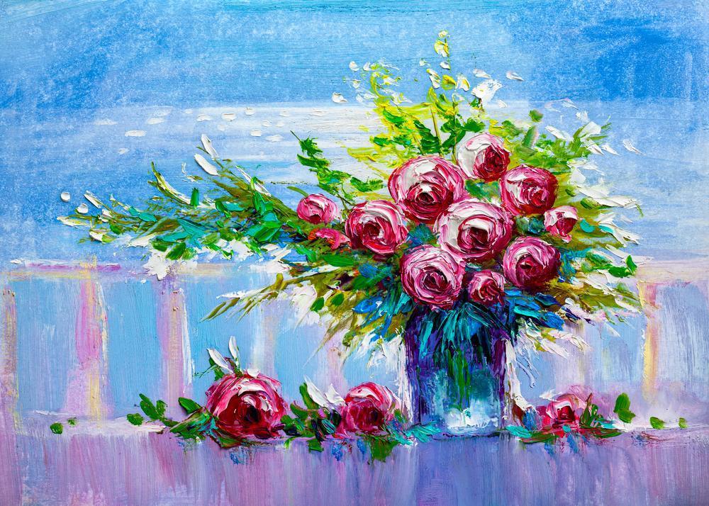 Free Watercolor Flowers - MyCraftsGfit - Free 5D Diamond Painting