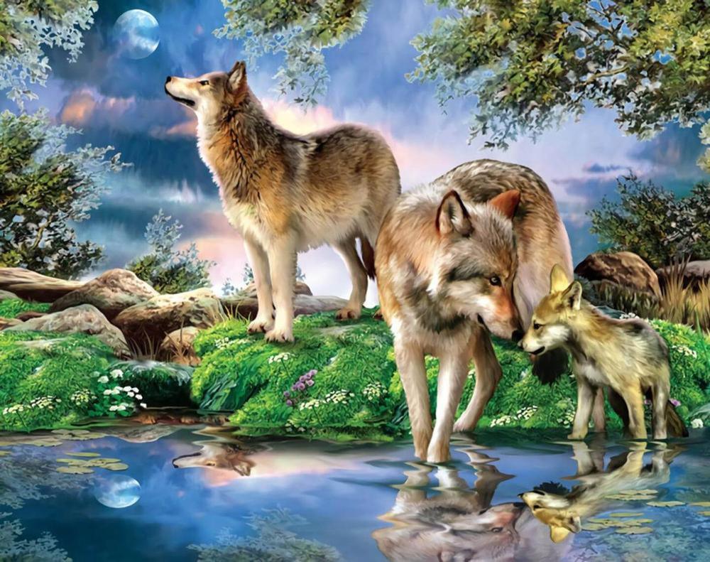 Free Wolf - MyCraftsGfit - Free 5D Diamond Painting