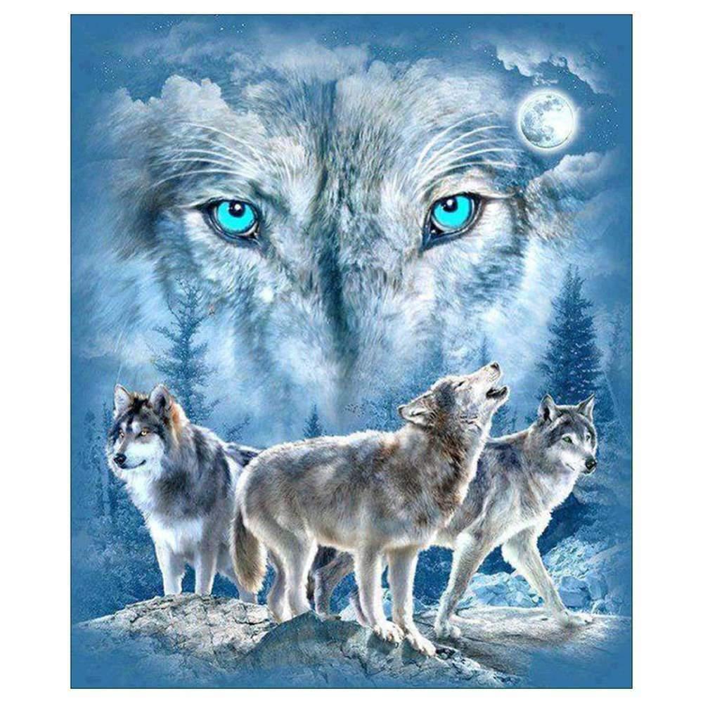 Free Wolf - MyCraftsGfit - Free 5D Diamond Painting