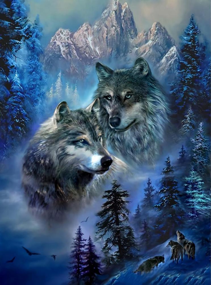 Free Wolf - MyCraftsGfit - Free 5D Diamond Painting