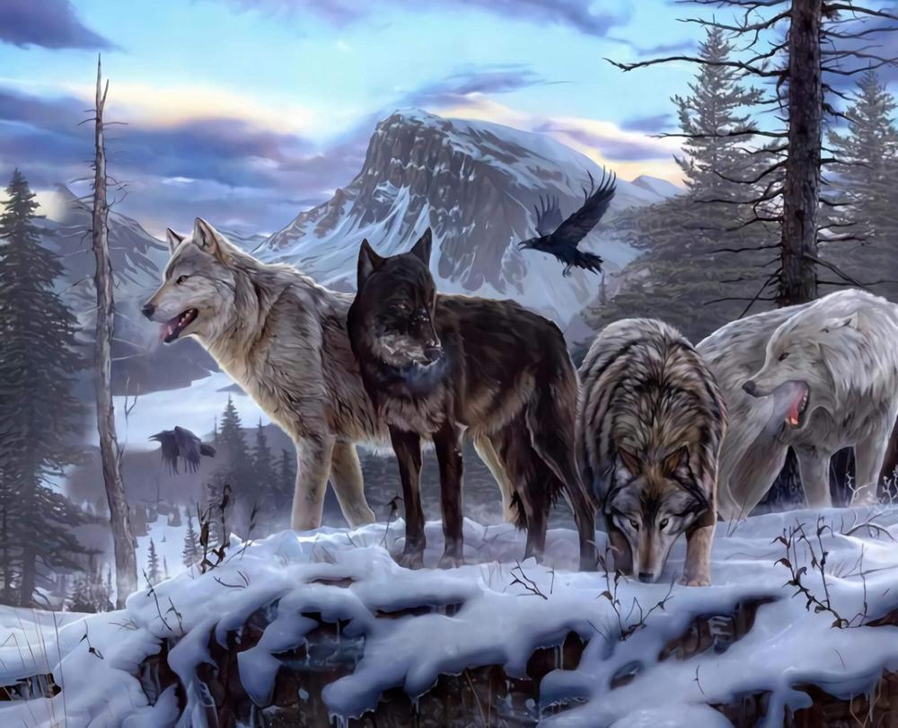 Free Wolf - MyCraftsGfit - Free 5D Diamond Painting